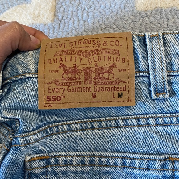 Vintage Levi’s 550 Relaxed Fit Tapered Leg 6 Reg Med - Picture 8 of 16